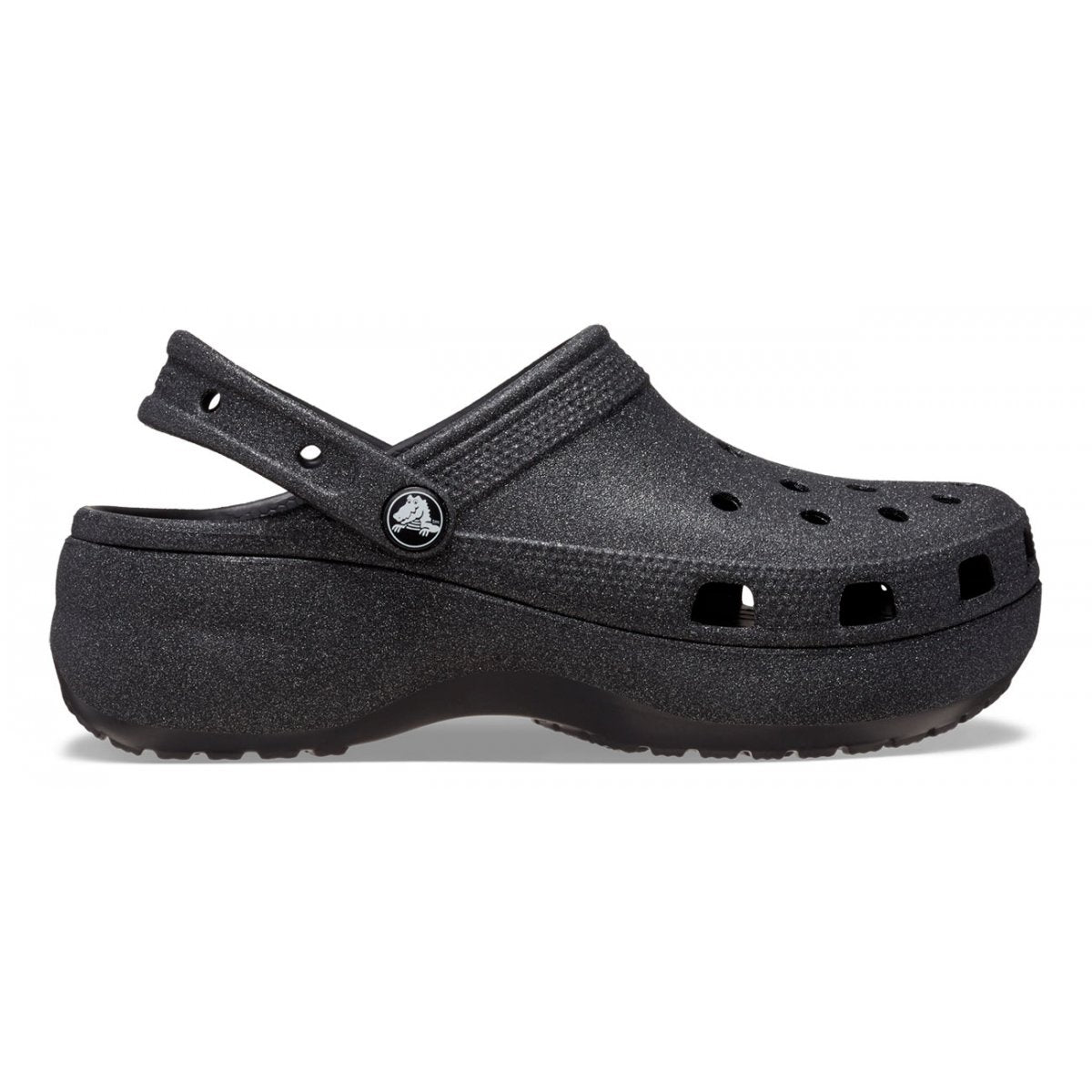 Crocs Classic Platform Glitter Clg W 207241-BLK