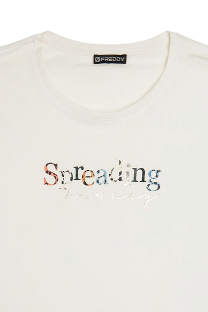 FREDDY T-SHIRT MANICA CORTA BIANCO S25WTEET5-W
