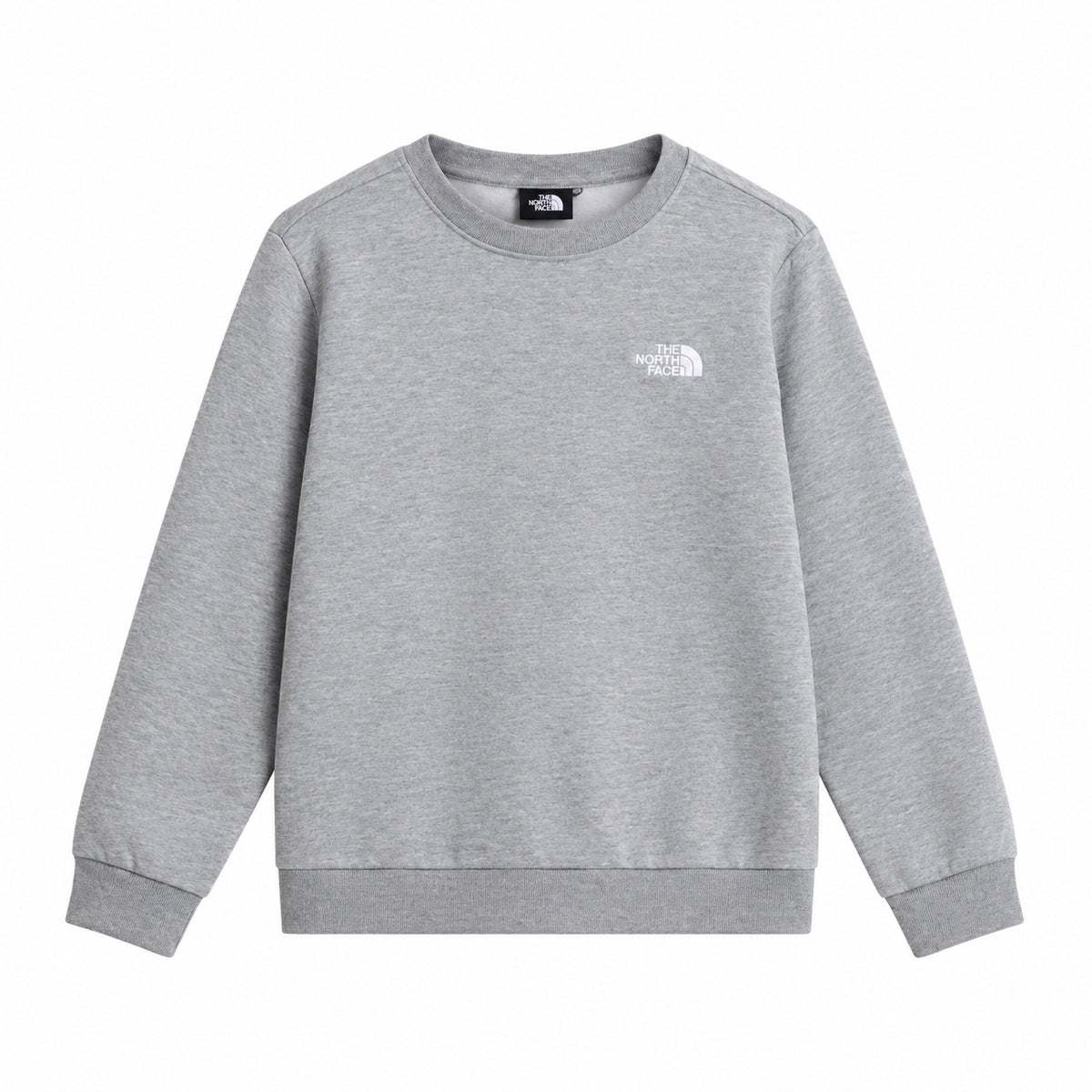 THE NORTH FACE NTF TEEN EVOLUTION SIMPLE DOME CREW TNF PALE GREY HEATHER NF0A8ESMCQO1