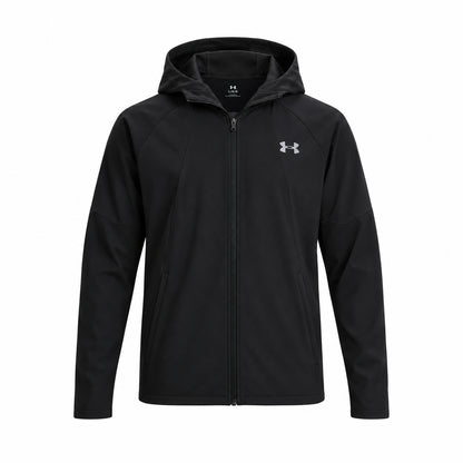 Under Armour UA Tech Utility Woven Jckt 6013804-001 2000001080337 – Giacca a Vento Uomo Nera in Tessuto Woven per Sport, Allenamento, Outdoor e Tempo Libero, Abbigliamento Sportivo