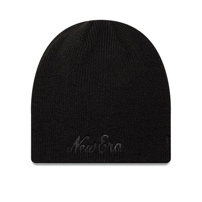 New Era Script Skull Beanie Berretto Invernale Unisex in Acrilico Nero Black Taglia Unica 60915903