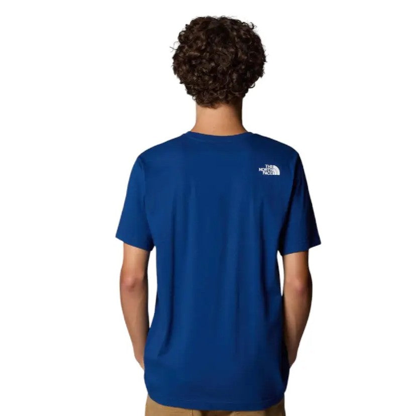 The North Face Mountain Line Tee NF0A87NTD1R1 Blu