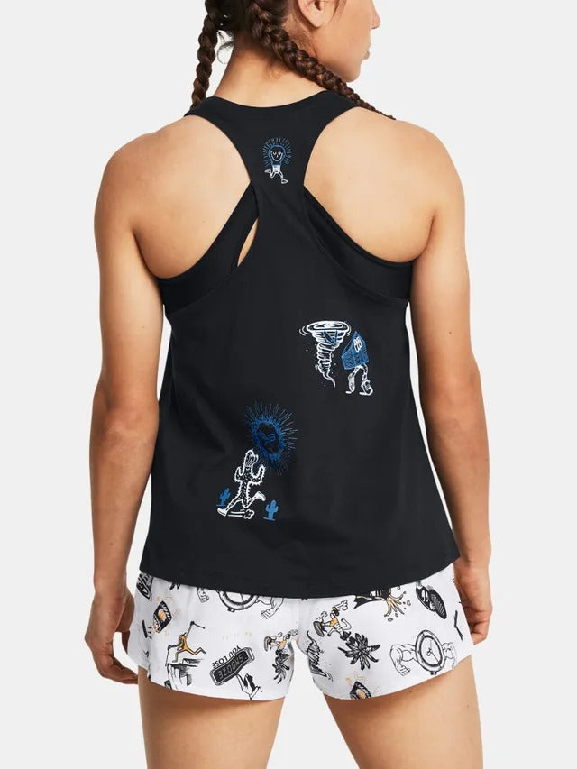 UNDER ARMOUR WE RUN TANK BLACK 1382964-001