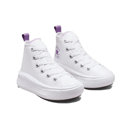 CONVERSE CTAS MOVE HI WHITE/PIXEL PURPLE/WHITE A03669C