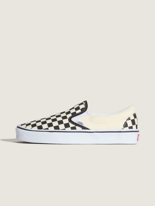 VANS Classic Slip-On BLK&WHTCHCKERBOARD/WHT VN000D35BWW1