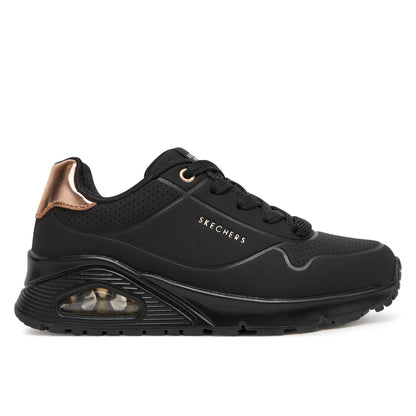 Skechers Uno Gen1 Shimmer Away – Sneaker Donna Nera