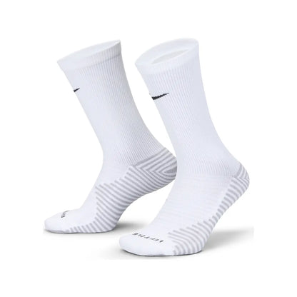 Nike Strike Dri-FIT Crew Socks FZ8485-100 – Bianco, calzini unisex in poliestere, calzini sportivi da abbinare a tute e pantaloncini per look sportivi