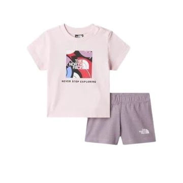 THE NORTH FACE BABY BOX NSE PLAY REG SHORT SET PALE BLOSSOM/TRANSCENDE NF0A8G1DMC11