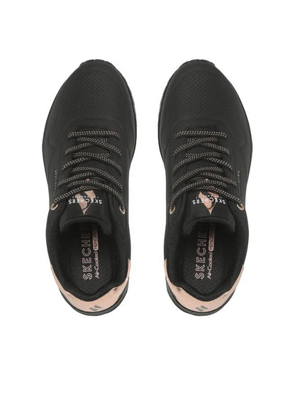 Skechers Uno Shimmer Away Sneakers Donna Nere