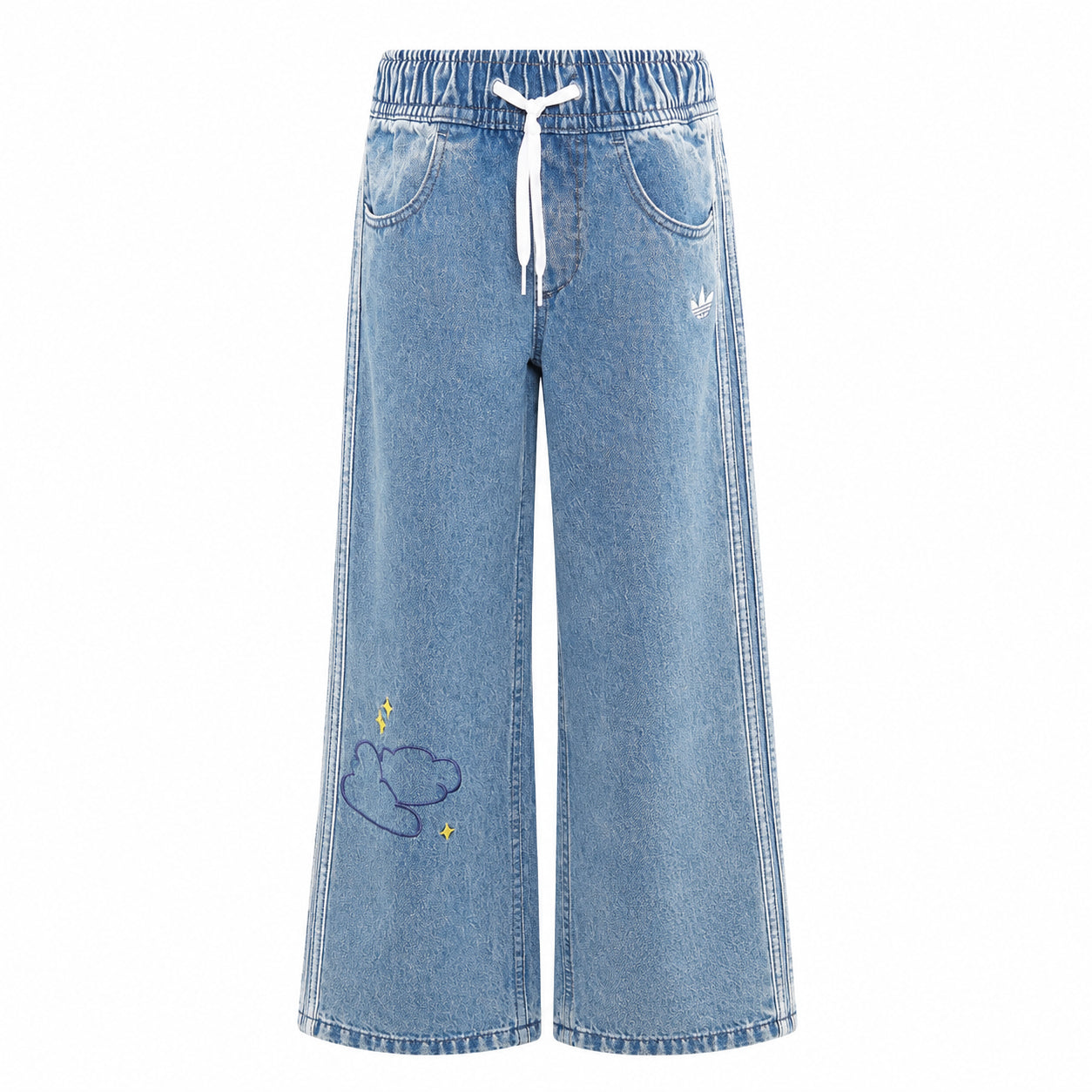 Adidas Loose Den Pants Bambini Jeans Chiaro