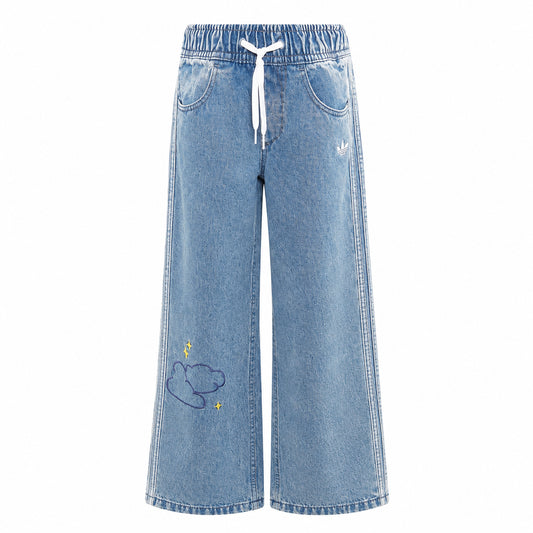 Adidas Loose Den Pants Bambini Jeans Chiaro