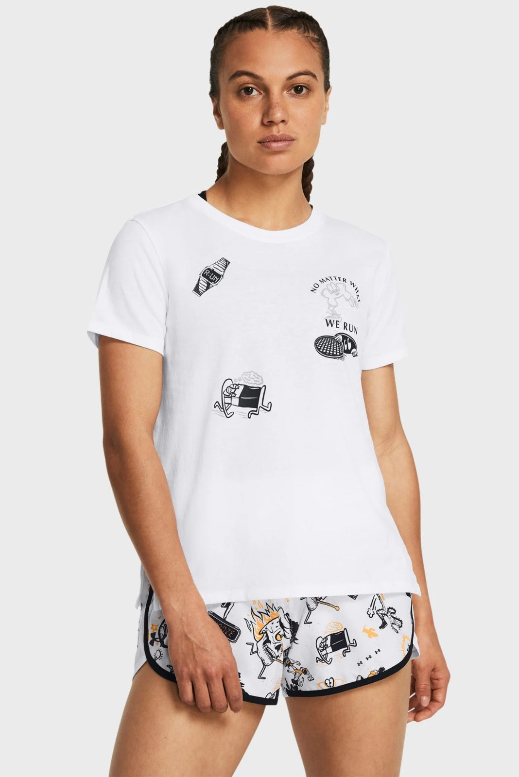 UNDER ARMOUR WE RUN SS WHITE 1382965-100