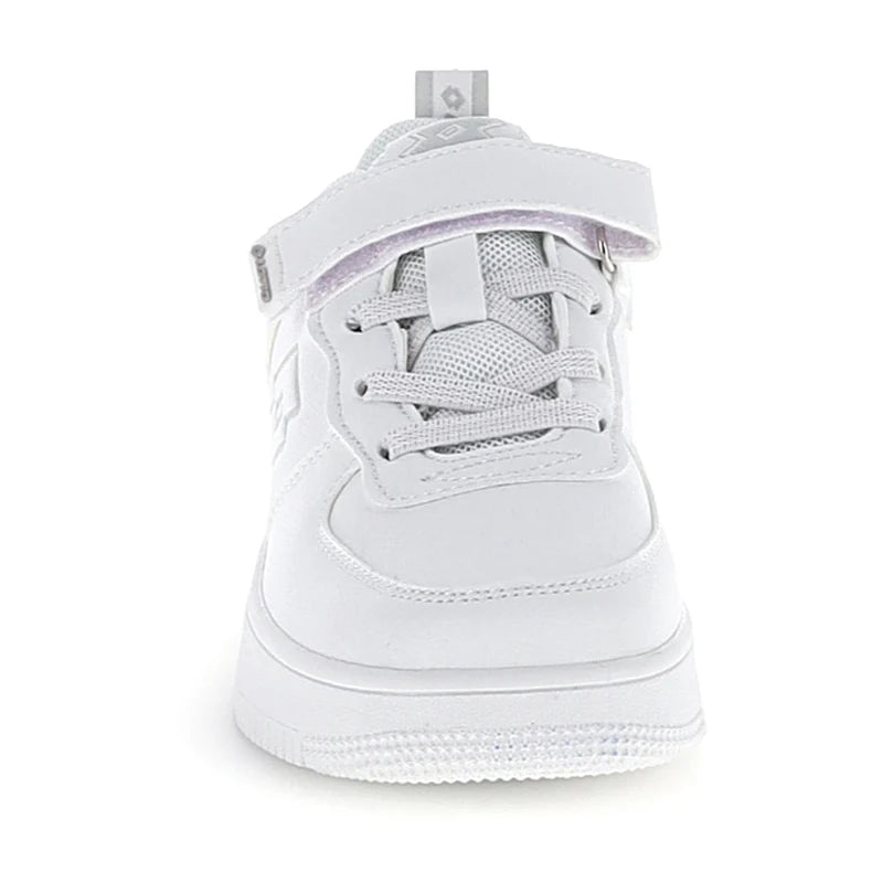 Lotto Cavaliers AMF CL S – Sneaker Bambino in Ecopelle | Bianco