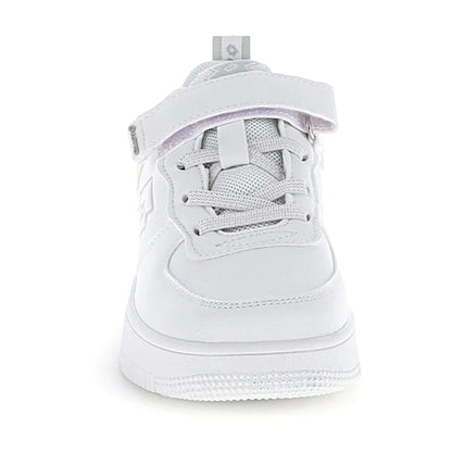 Lotto Cavaliers AMF CL S – Sneaker Bambino in Ecopelle | Bianco