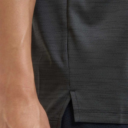 UNDER ARMOUR TECH VENT SS	BLACK/BLACK 1376791-001