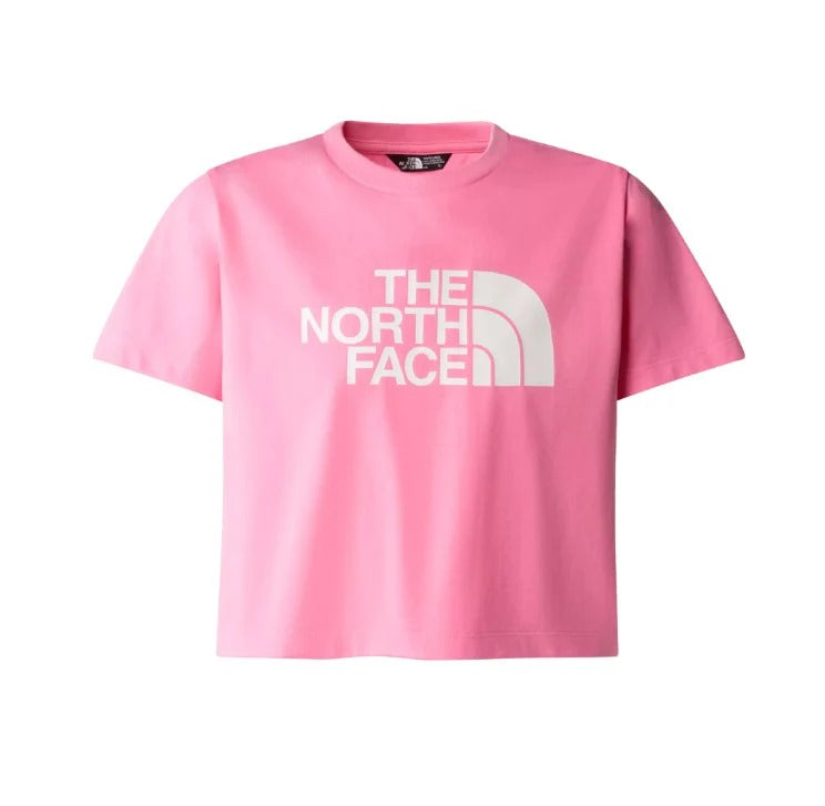 THE NORTH FACE G S/S CROP EASY TEE GAMMA PINK NF0A87T7PIH1