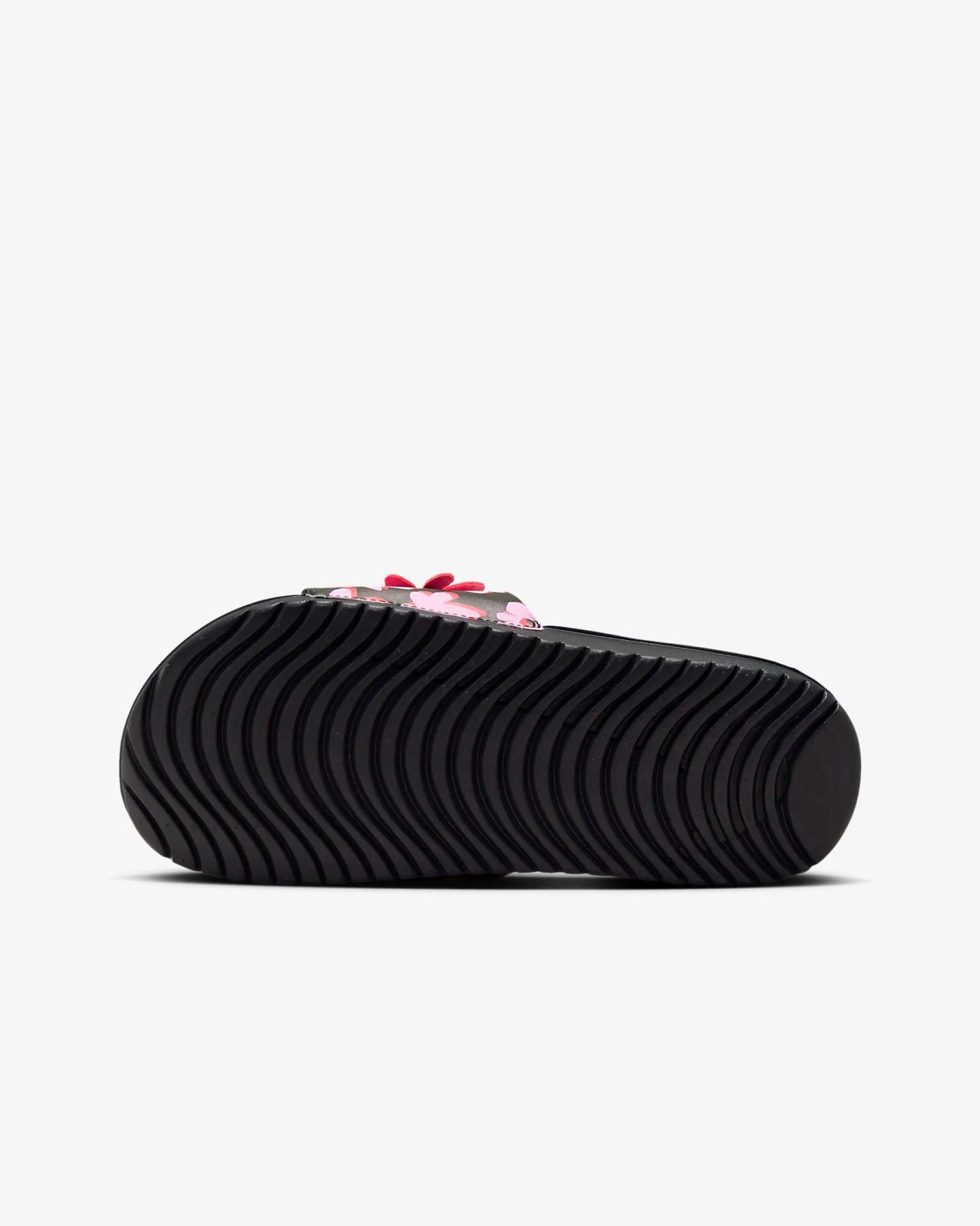 NIKE KAWA SLIDE SE (GS/PS) BLACK/WHITE-PINK RISE-PICANTE RED FJ2872-001