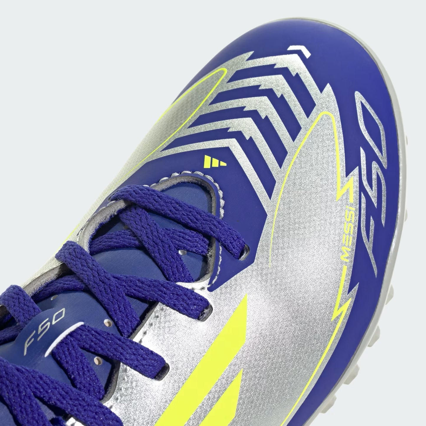 ADIDAS F50 CLUB TF J MESSI SILVMT/SYELLO/LUCBLU sneakers IH0923