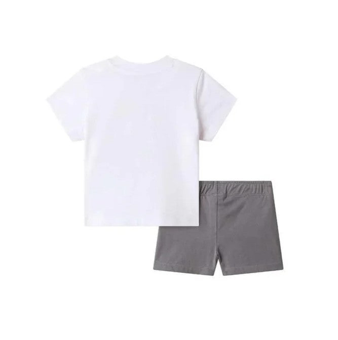 THE NORTH FACE BABY BOX NSE PLAY REG SHORT SET TNF WHITE/SMOKED PEARL NF0A8G1D3N81