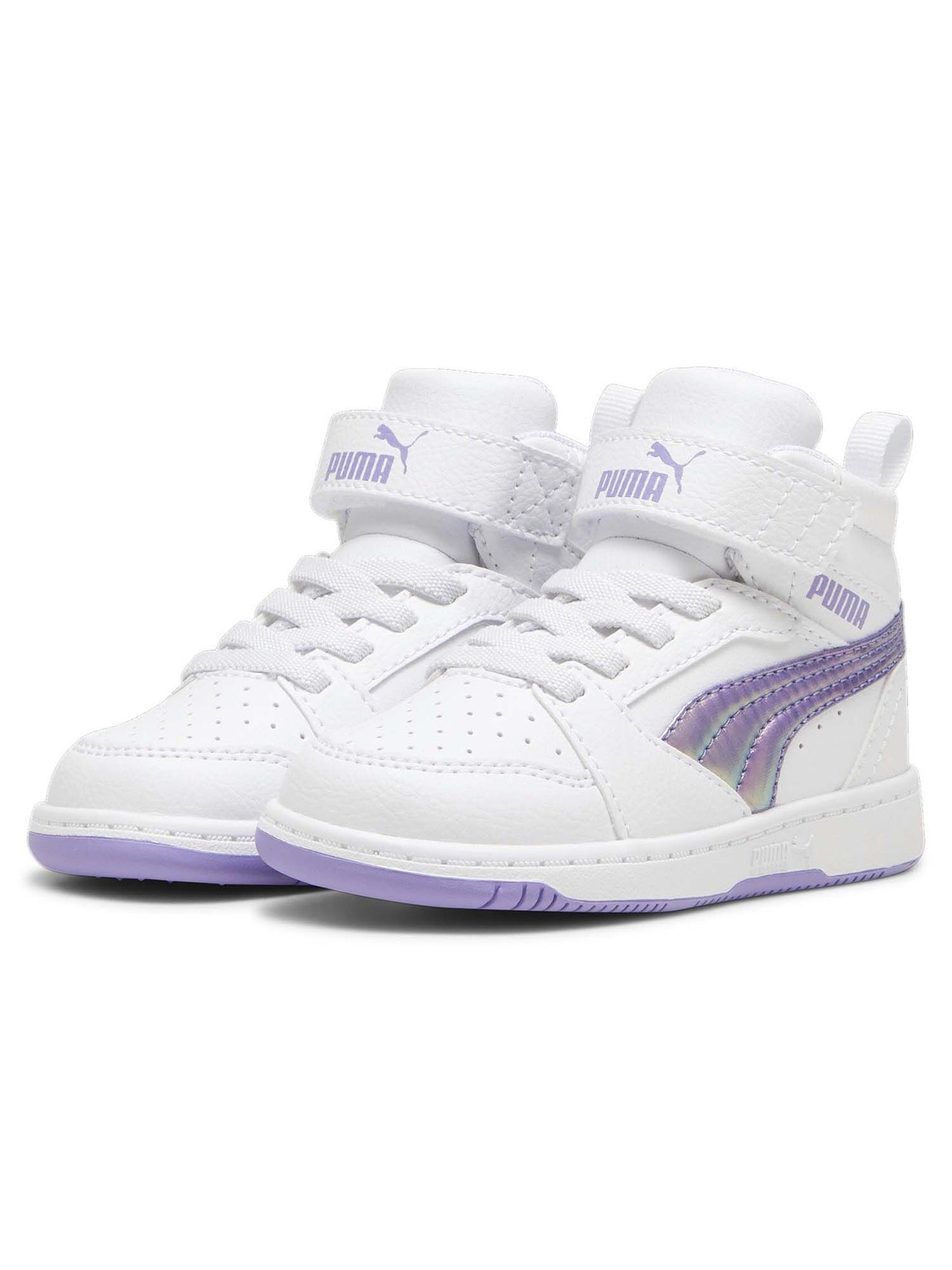 PUMA REBOUND V6 MID BOUNCY SKY AC+ INF PUMA BLACK-LAVENDER ALERT-MAUVED OUT 398727-01