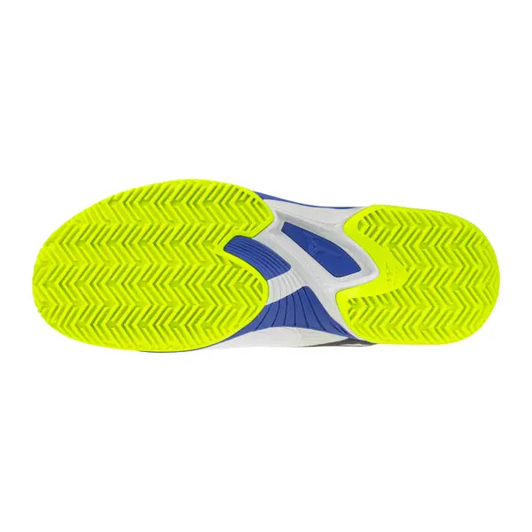 MIZUNO SHOE BREAK SHOT 5 JNR CC	White/Dazzling Blue/LightYellow 61GC255520