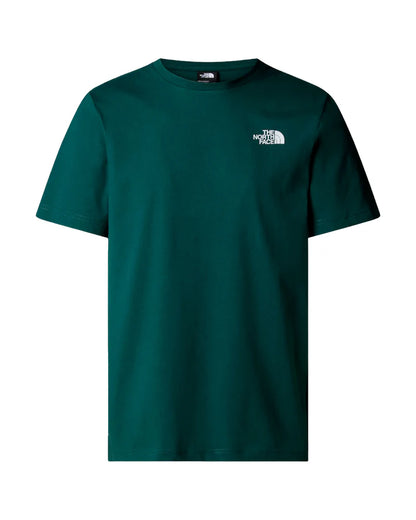 THE NORTH FACE M SS BOX NSE TEE DEEP NORI/ESTATE BLUE NF0A87NPA1B1