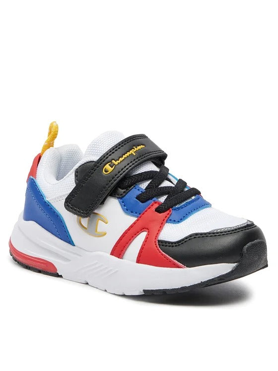 CHAMPION RAMP UP B PS LOW CUT SHOE WHT/NBK/RBL/RED S32673-WW007