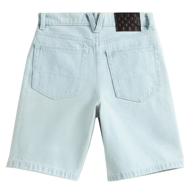 VANS Check-5 Baggy Denim Short BLUE ICE VN000TEMCYR1