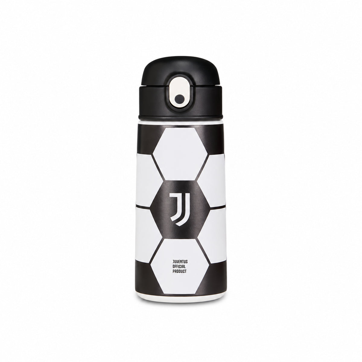 Juventus Borraccia Termica Kid 460 ml Ufficiale Juventus FC in Acciaio Bianco Nero per Bambini Scuola Sport e Gite Idea Regalo Tifosi 30B602612