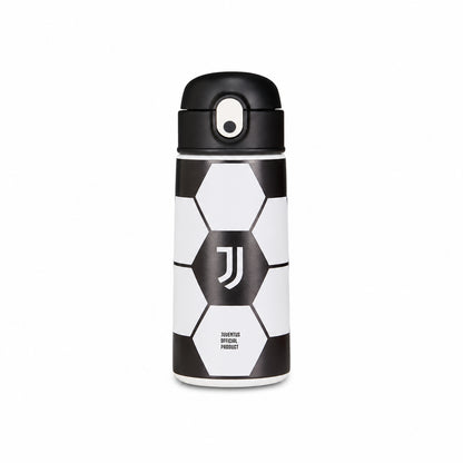 Juventus Borraccia Termica Kid 460 ml Ufficiale Juventus FC in Acciaio Bianco Nero per Bambini Scuola Sport e Gite Idea Regalo Tifosi 30B602612