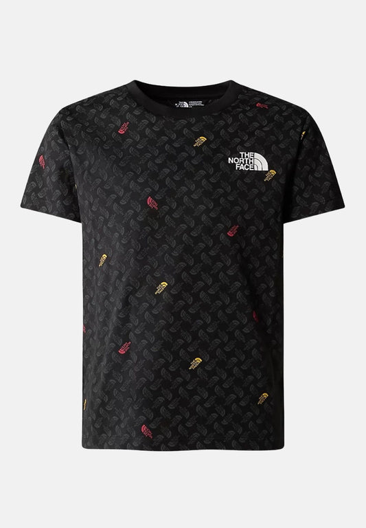 THE NORTH FACE TEEN S/S SIMPLE DOME TEE PRINT TNF BLACK TNF SHADOW TO NF0A8871U8I1