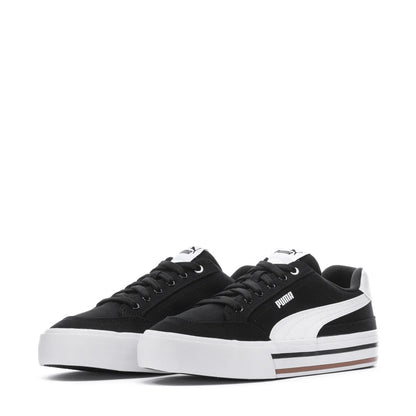 PUMA COURT CLASSIC VULC FS BLACK-WHITE 396353-03