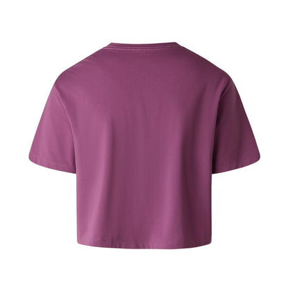 THE NORTH FACE W EVOLUTION SIMPLE DOME CROP RLX SS TEE CHROMA PURPLE NF0A8FDHG4Y1