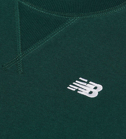 New Balance Brush Back Small Logo Crew LAKB0002-NOG | Unisex Bambino | Nordic Green