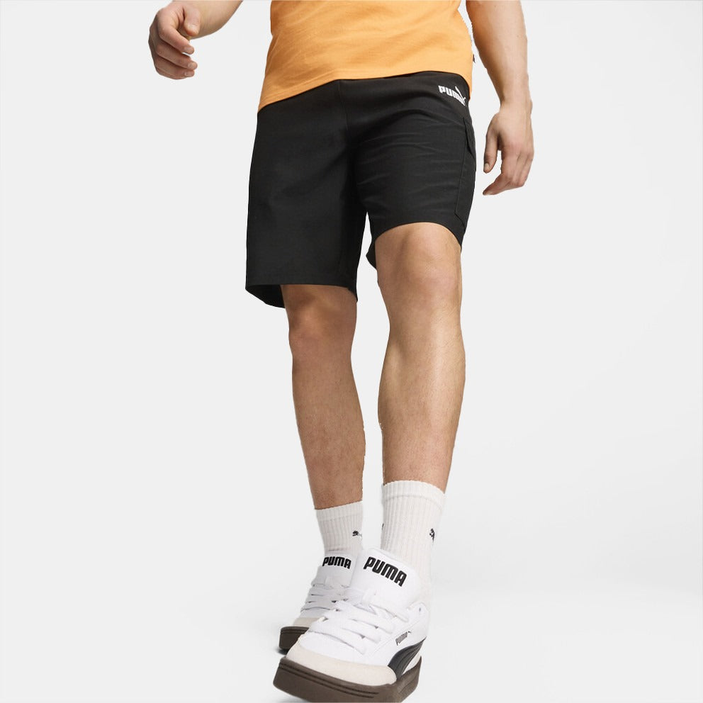 PUMA ESS WOVEN CARGO SHORTS 9'' BLACK 679731-01