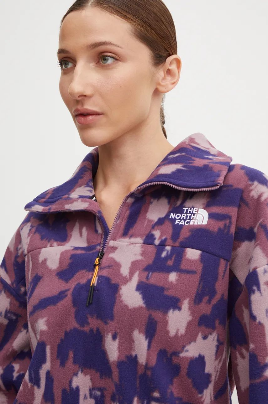 THE NORTH FACE W MA FLEECE PRINT MIDNIGHT MAUVE PAINTED NF0A893H6XI1