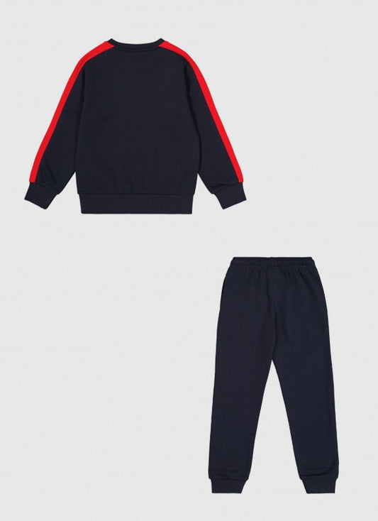 CHAMPION SWEATSUIT NNY/NNY/WHT/CRD 306862-BS501