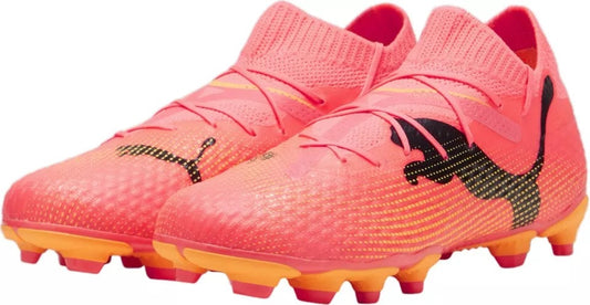 PUMA FUTURE 7 PRO FG/AG JR SUNSET GLOW-BLACK-SUN STREAM 107728-03