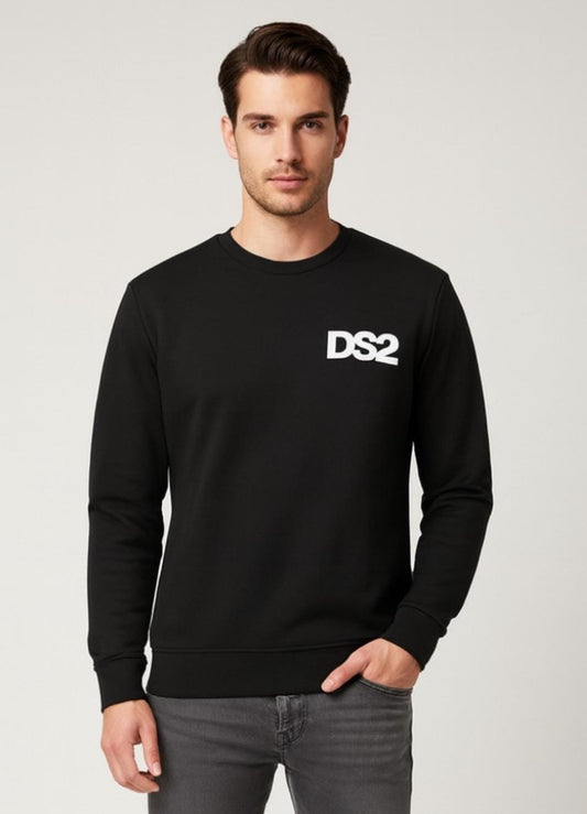 DS2 FELPA GIROCOLLO 100% COTONE FW25229