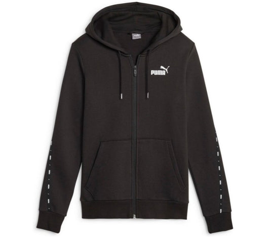 PUMA ESS TAPE FZ HOODIE FL PUMA BLACK 675997-01