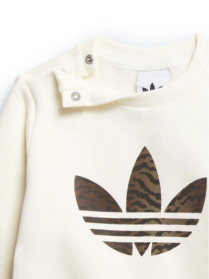 ADIDAS AOR CREW SET CREWHT/NBROWN KD5824