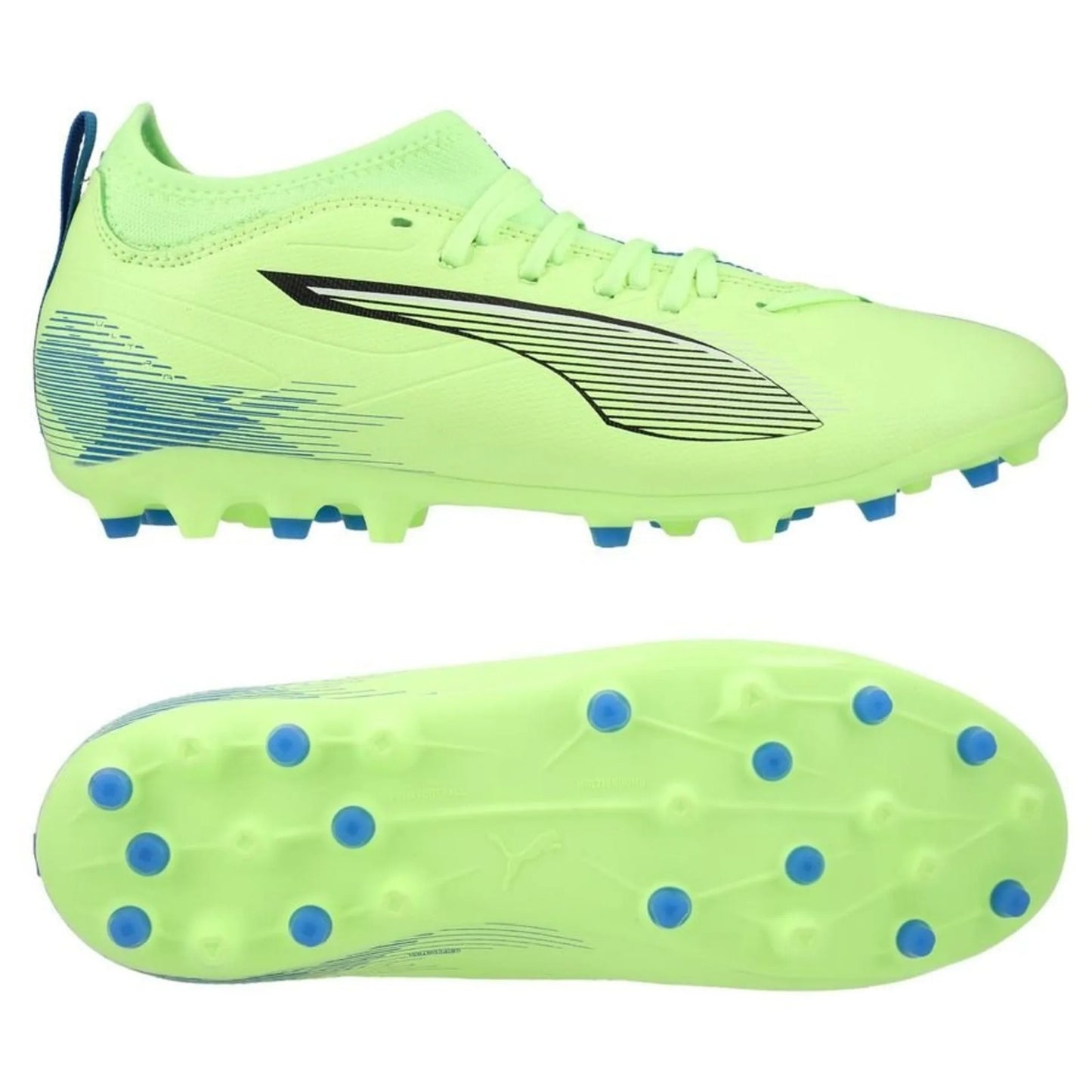 PUMA ULTRA 5 MATCH MG JR FIZZY APPLE-PUMA WHITE-BLUEMAZING 108098-03