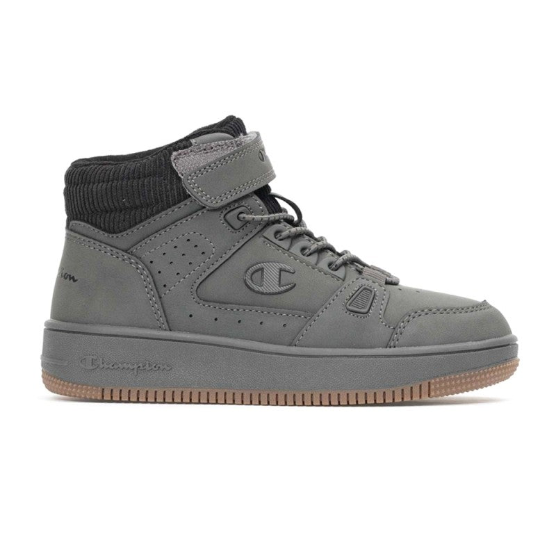 CHAMPION RD18 CORD B PS MID MID CUT SHOE DK.GREY/NBK/GUM S32891-ES014