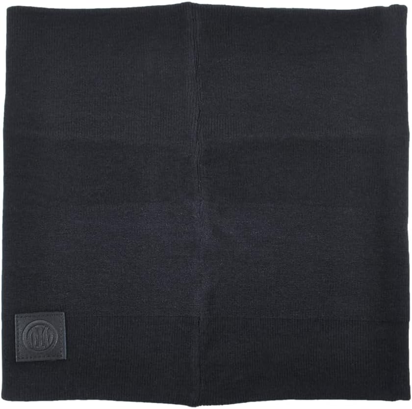 Internazionale FC Sciarpa Inter 153103 – Nero, accessorio unisex adulto in poliestere per autunno e inverno, regalo per tifosi, appassionati di calcio