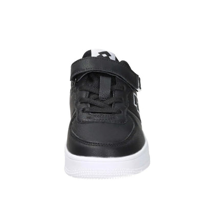 Lotto Sneakers Bambino Bambina Unisex in Pelle Sintetica Nero Bianco Taglie 27-34 223812-2LJ