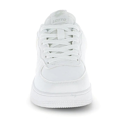 Lotto Cavaliers AMF JR – Sneaker Unisex Ragazzo in Ecopelle | Bianco