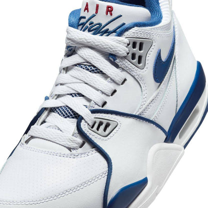 NIKE AIR FLIGHT 89 WHITE/DARK ROYAL BLUE-WOLF GREY HF0406-103