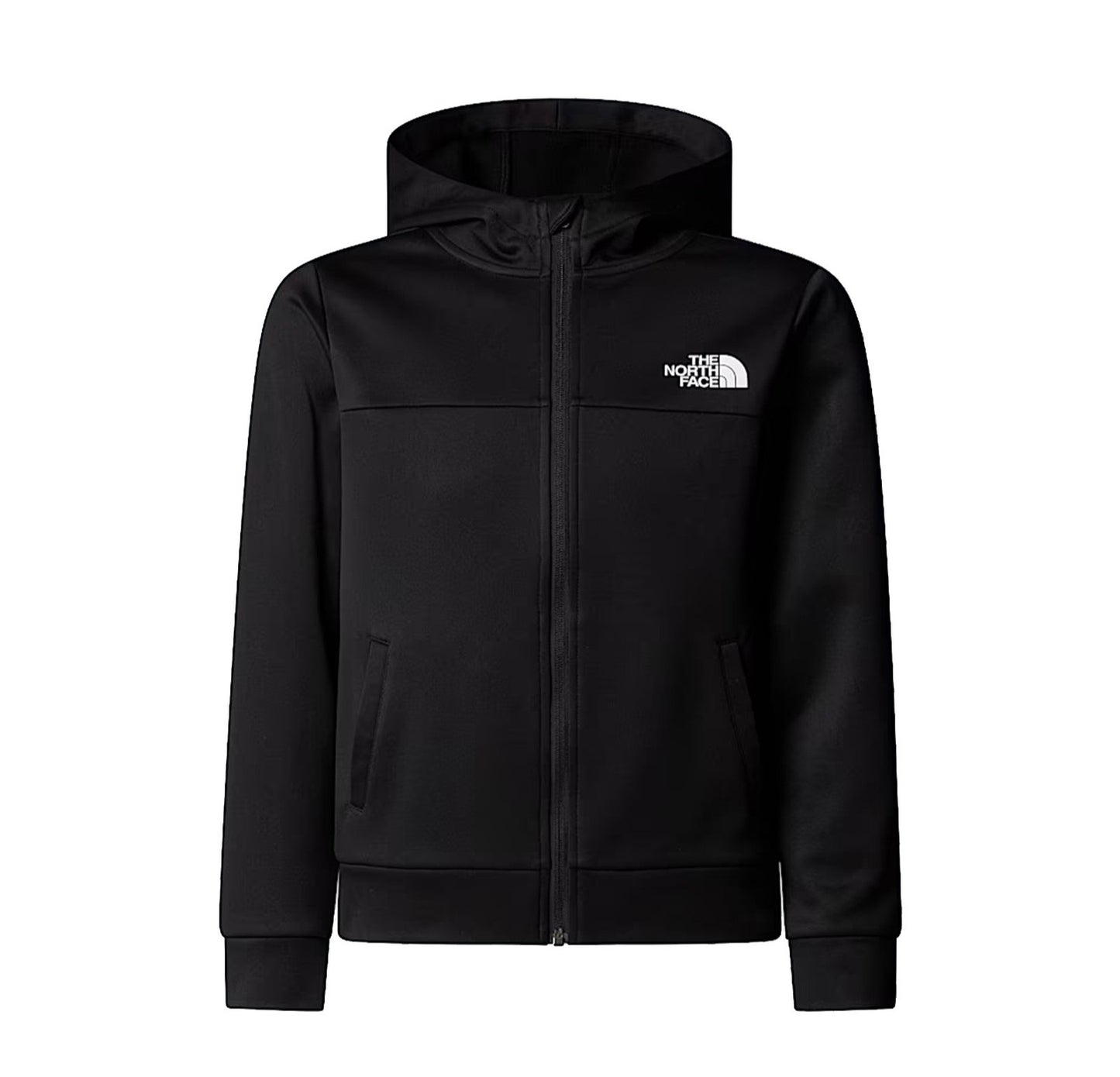 THE NORTH FACE TEEN REAXION FZ HOODIE TNF BLACK NF0A8EB6JK31