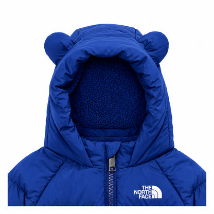 The North Face Baby North Down Fleece-Lined Piumino Neonato con Cappuccio e Fodera in Pile Imbottitura in Piuma 600 Blu 6-24 Mesi NF0A88W2NLV1