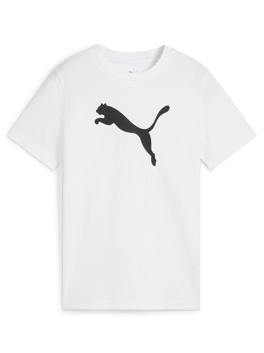 PUMA ESS CAT LOGO TEE B WHITE 684907-02